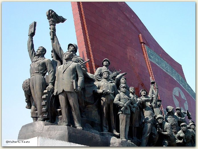 Kim Il Sung Statue, Pyongyang, DPRK